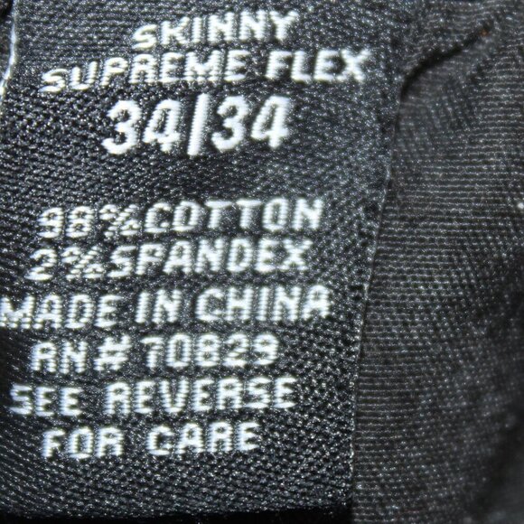 Rue21 Premium Paint Splatter Distressed Jeans Black 34x34 - Picture 11 of 11